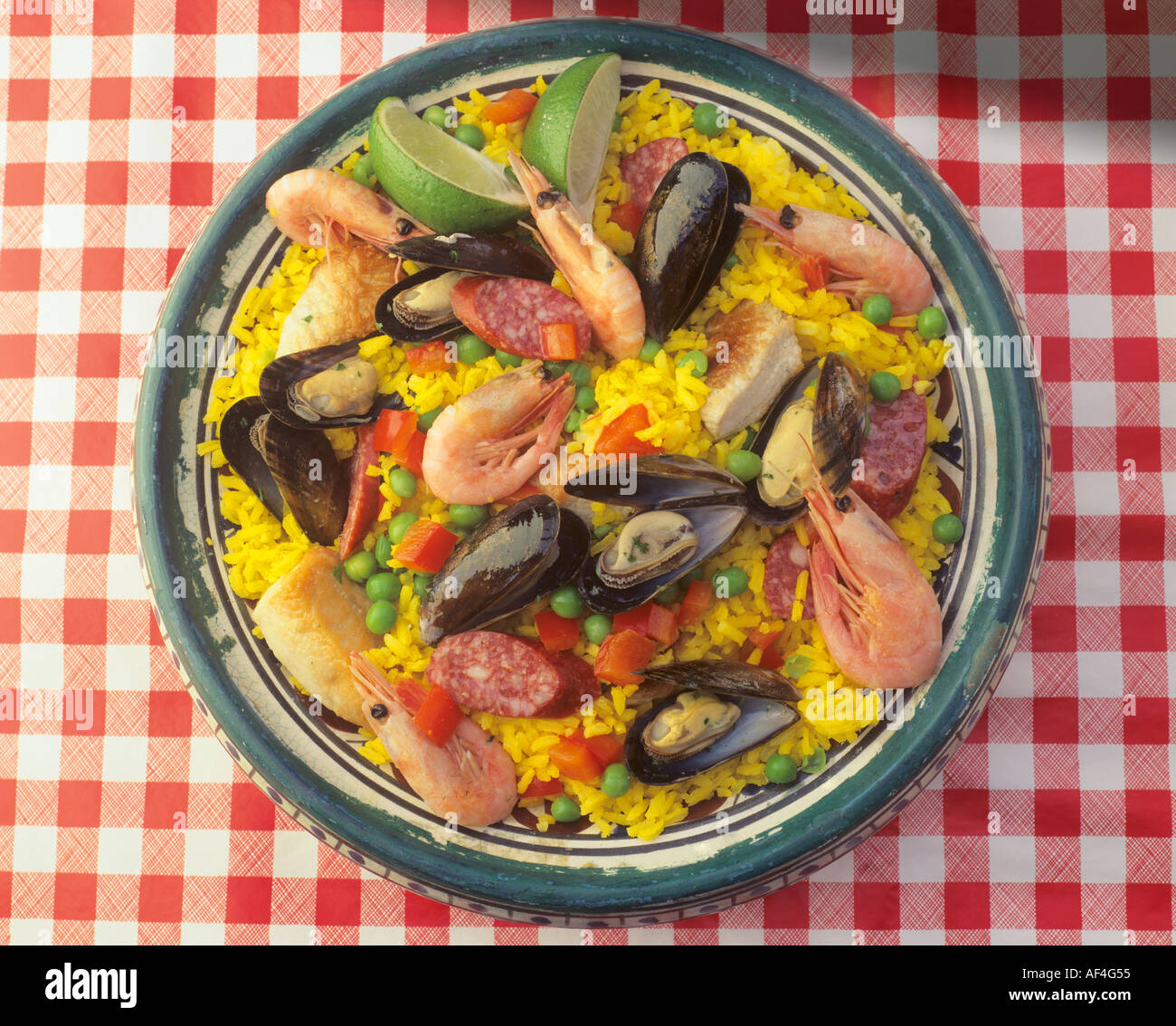 Paella Stock Photo