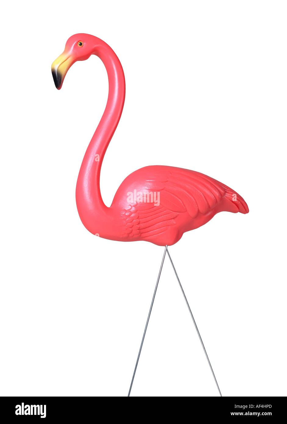 Plastic Flamingo Stock Photo
