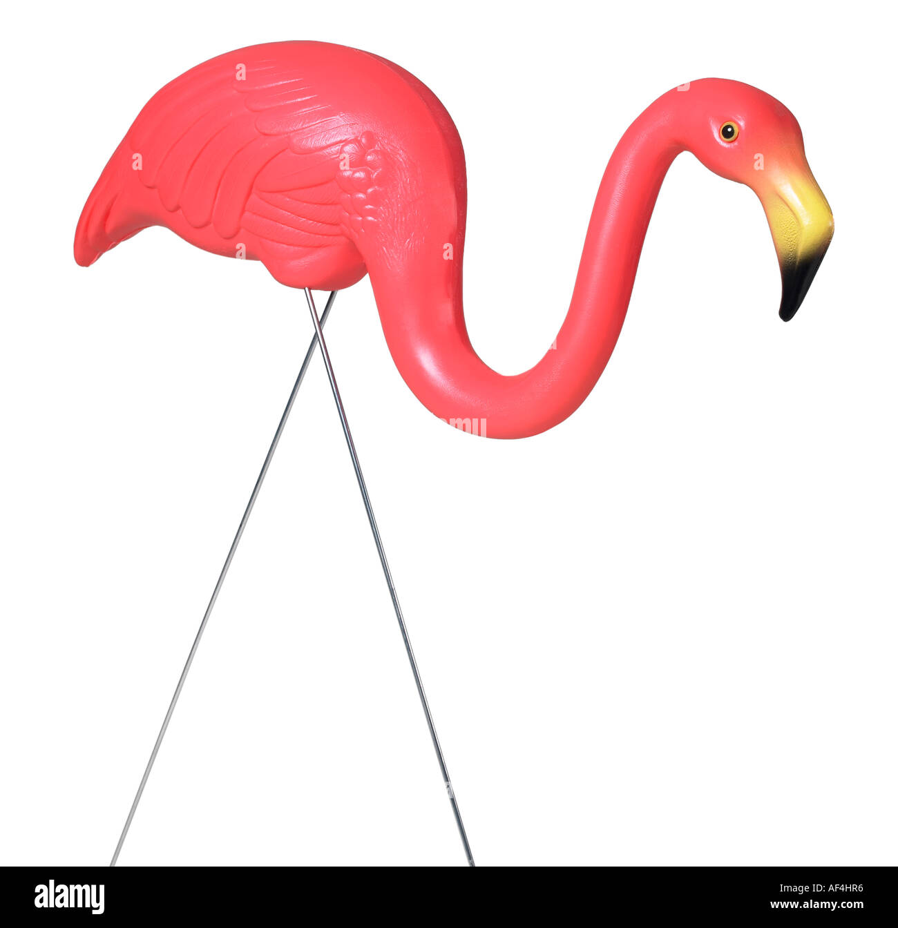 Plastic Flamingo Stock Photo