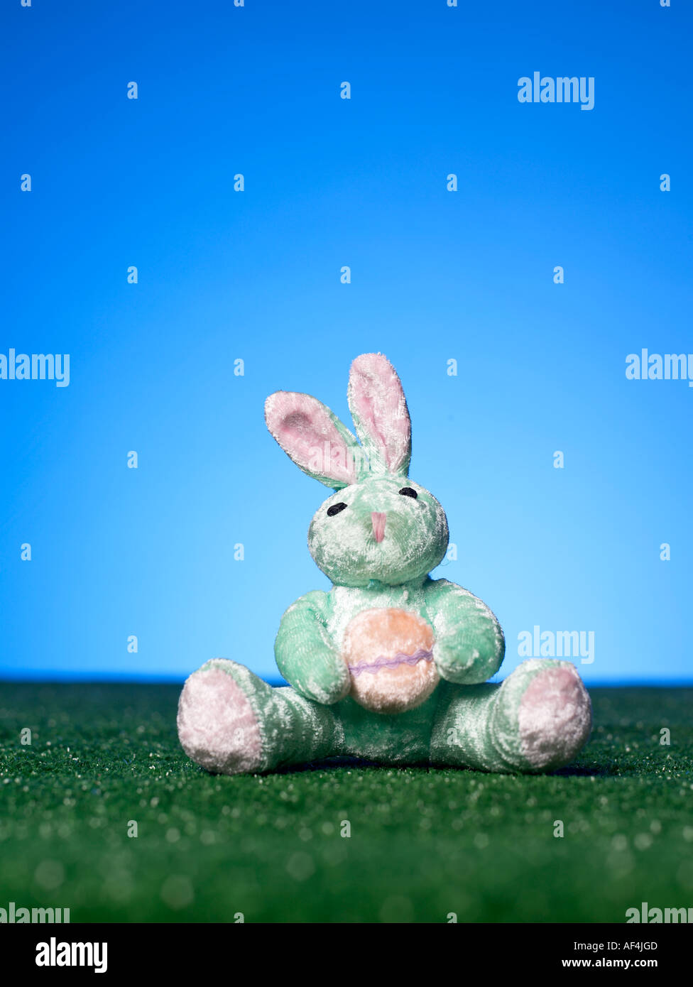 Easter rabbit blue sky Stock Photo
