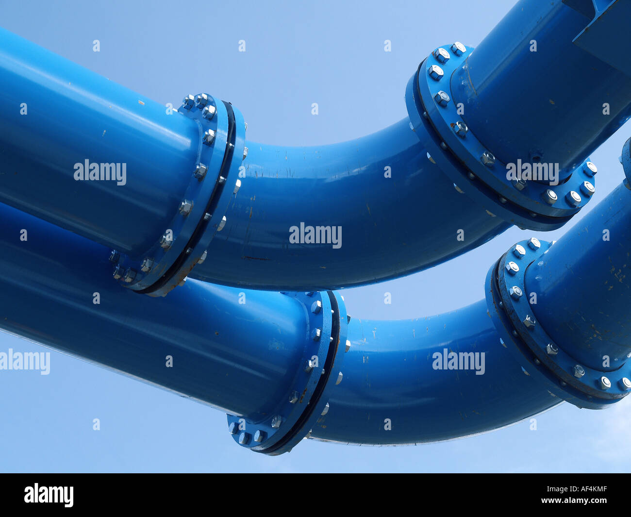 Blue Pipes High Resolution Stock Photography and Images - Alamy