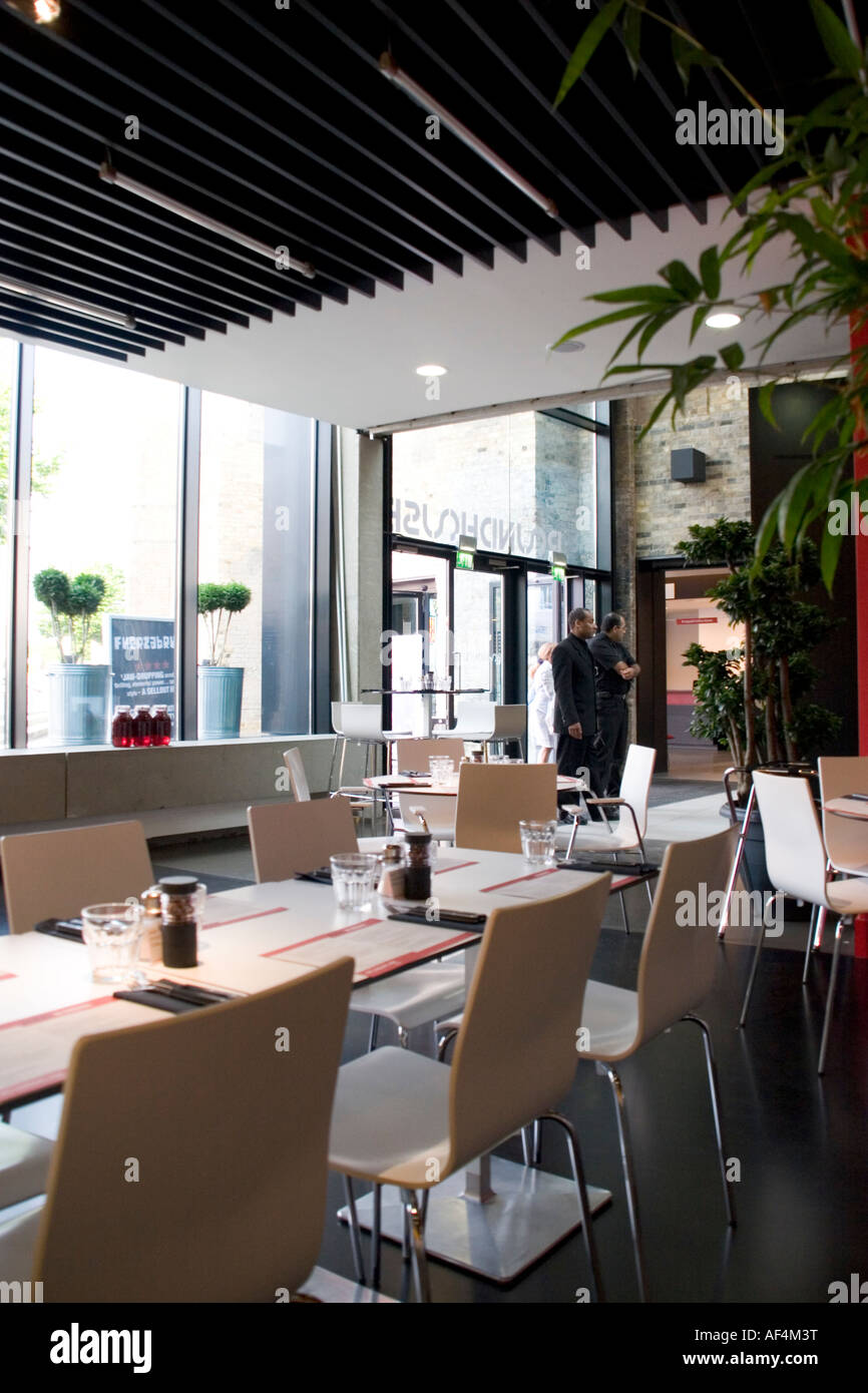 Roundhouse Cafe and Bar in Camden Stock Photo Alamy