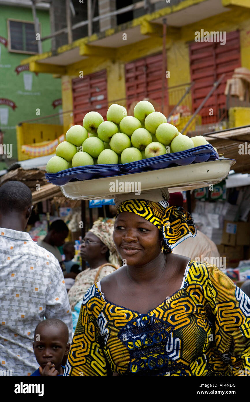 A women sells stockfish at a market in Lagos, Nigeria on Saturday, Sept. 16,  2023. (AP Photo/Sunday Alamba Stock Photo - Alamy