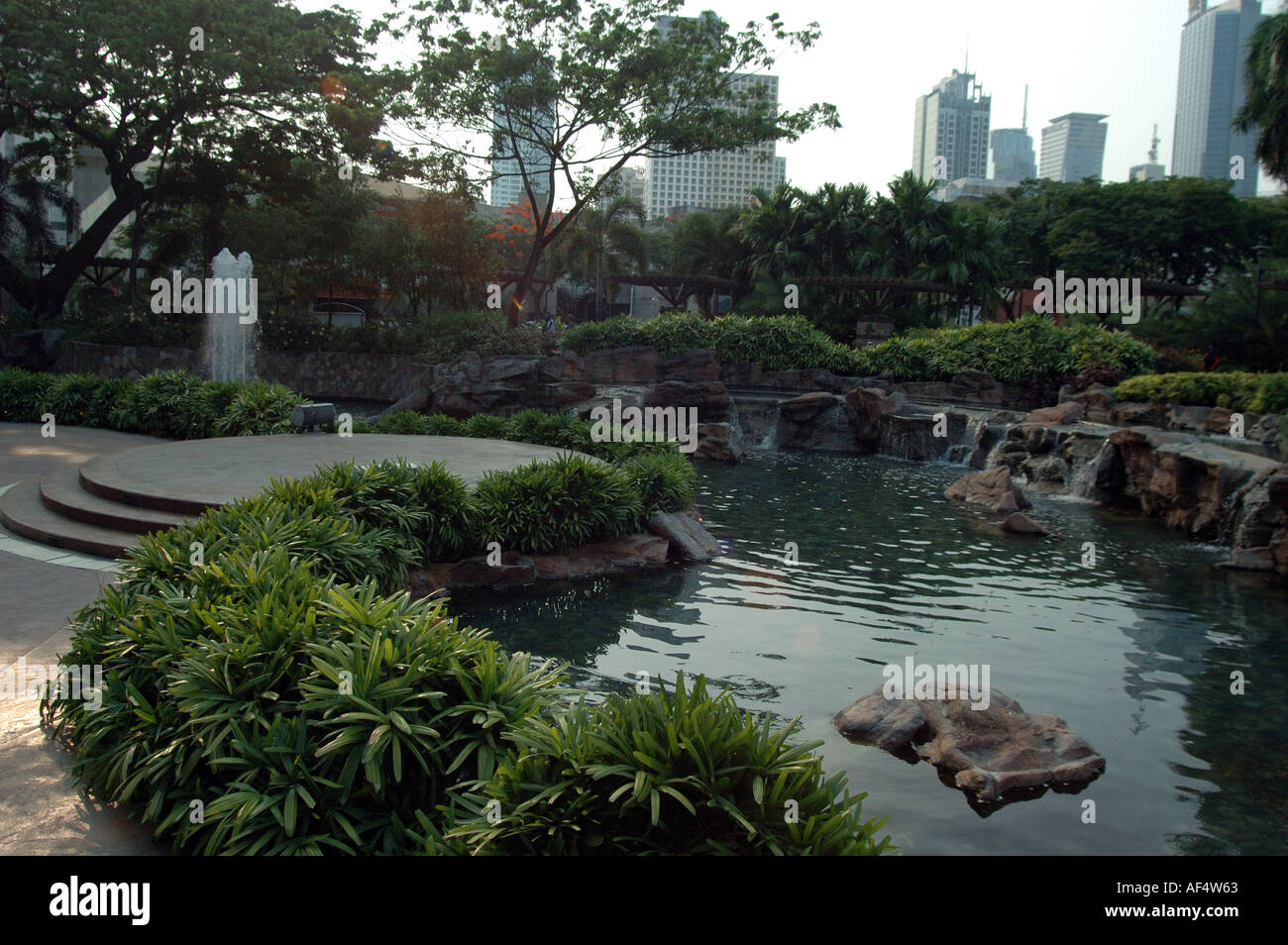 Gardens of Greenbelt 3 shopping eating and cinema mall Makati City
