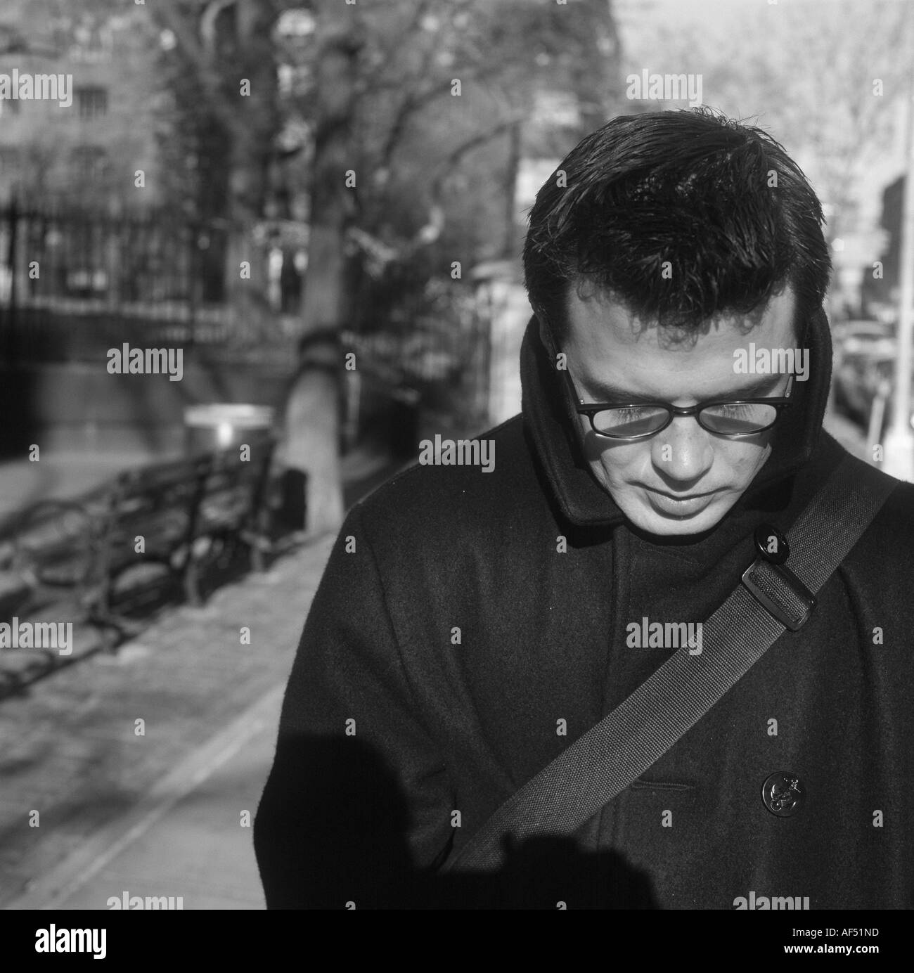Mid adult man Black and White Stock Photos & Images - Alamy