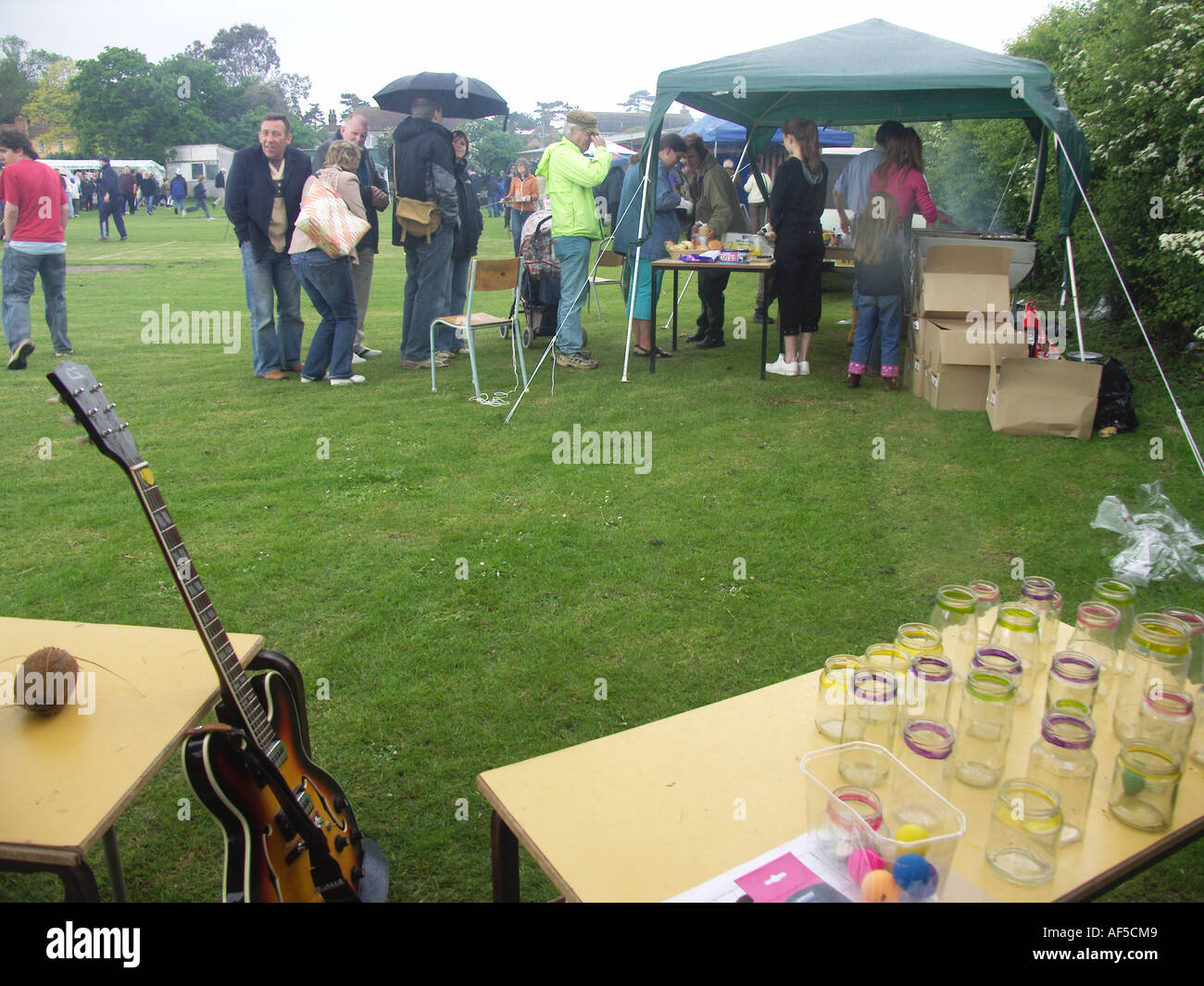 Summer village fete Suffolk England Stock Photo Alamy