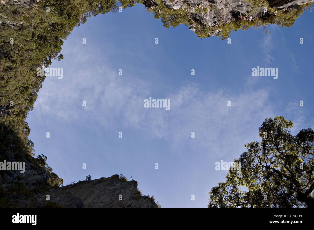 Harwoods Hole Takaka Hill nelson new zealand Stock Photo Alamy