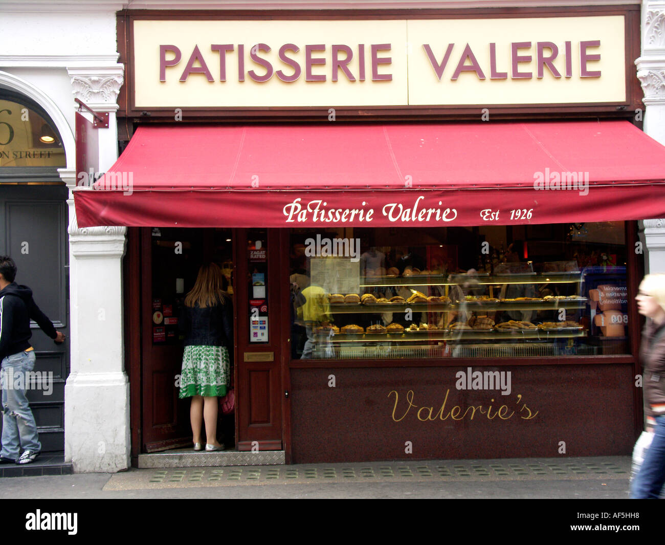 Patisserie Valerie bakery Old Compton Street west end London England Stock Photo Alamy