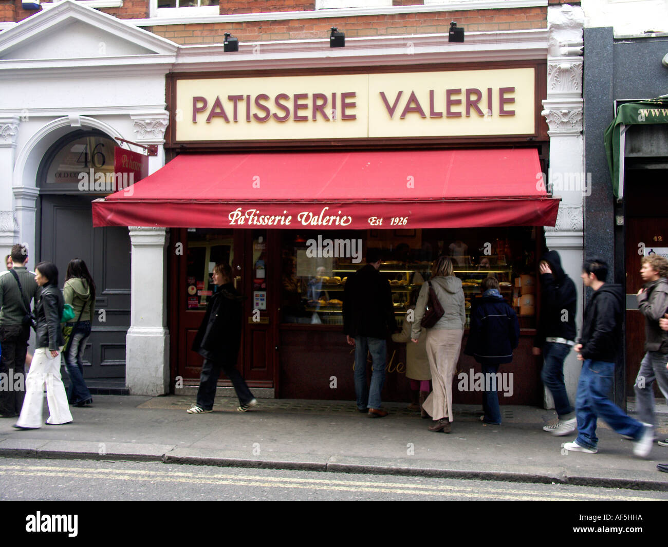 Patisserie Valerie bakery Old Compton Street west end London England Stock Photo Alamy