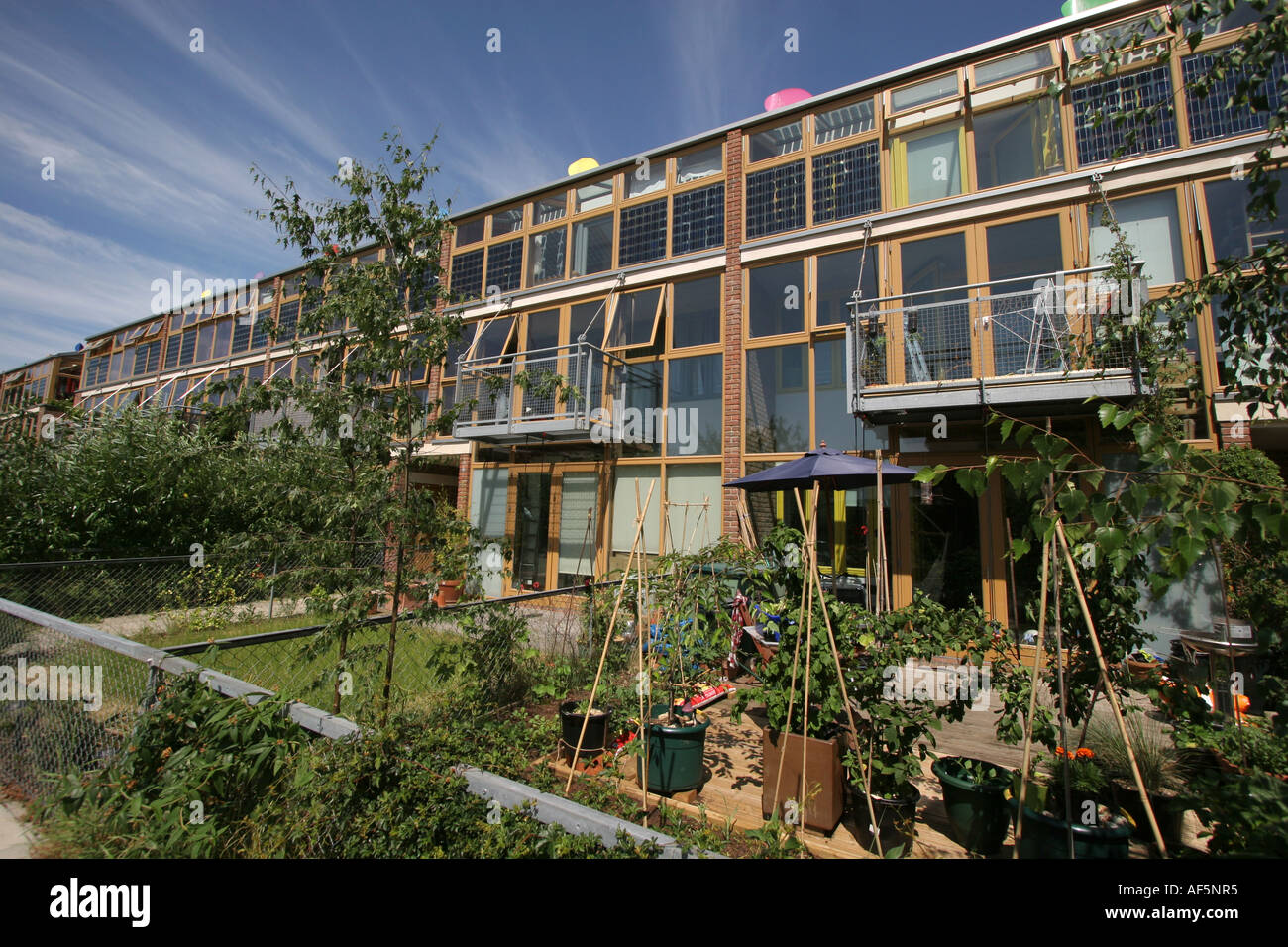 Bedzed sustainable housing development, Wallington south London Stock