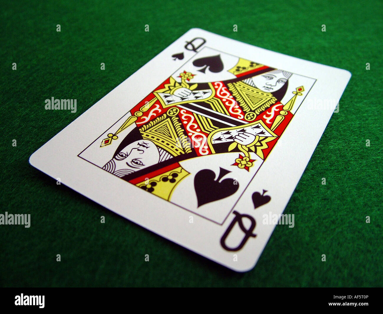 Queen of spades playing card hires stock photography and images Alamy