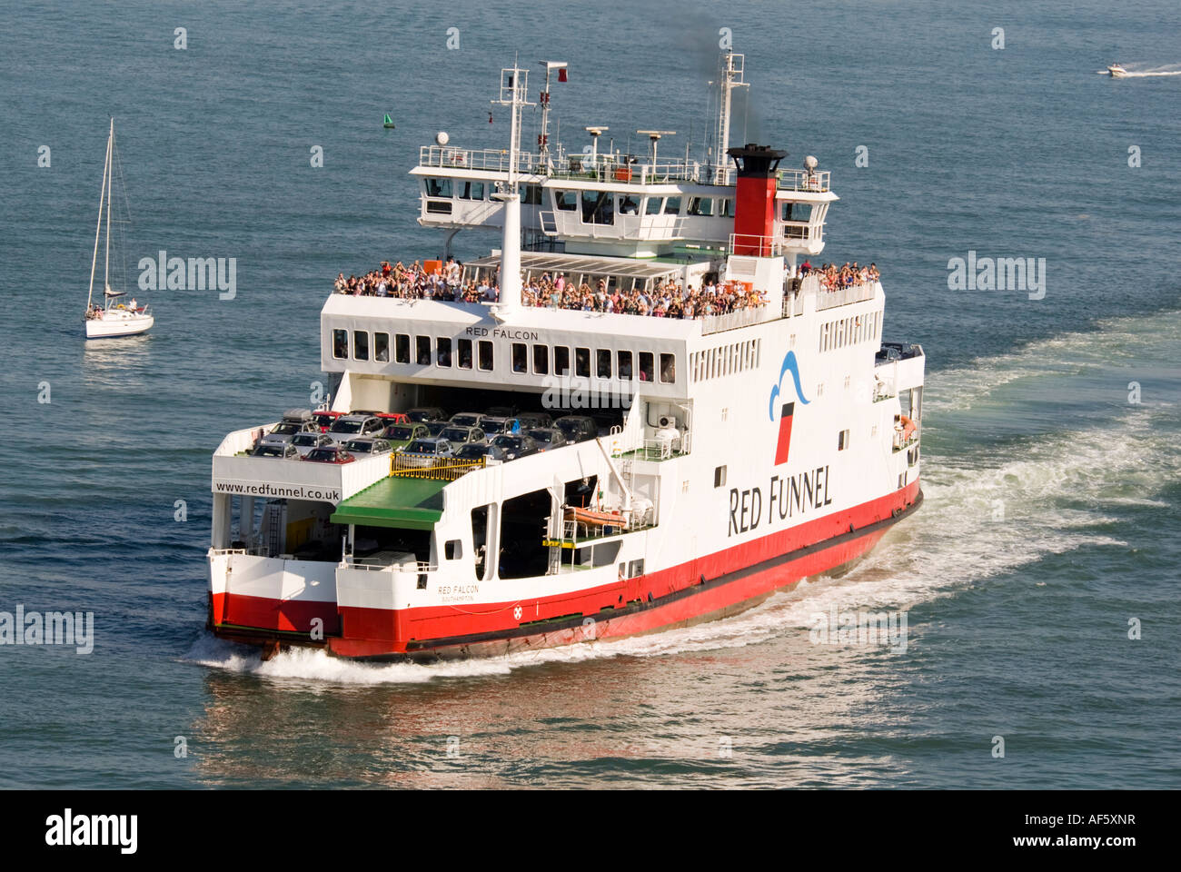 The Isle of Wight ferry the Red Falcon Stock Photo