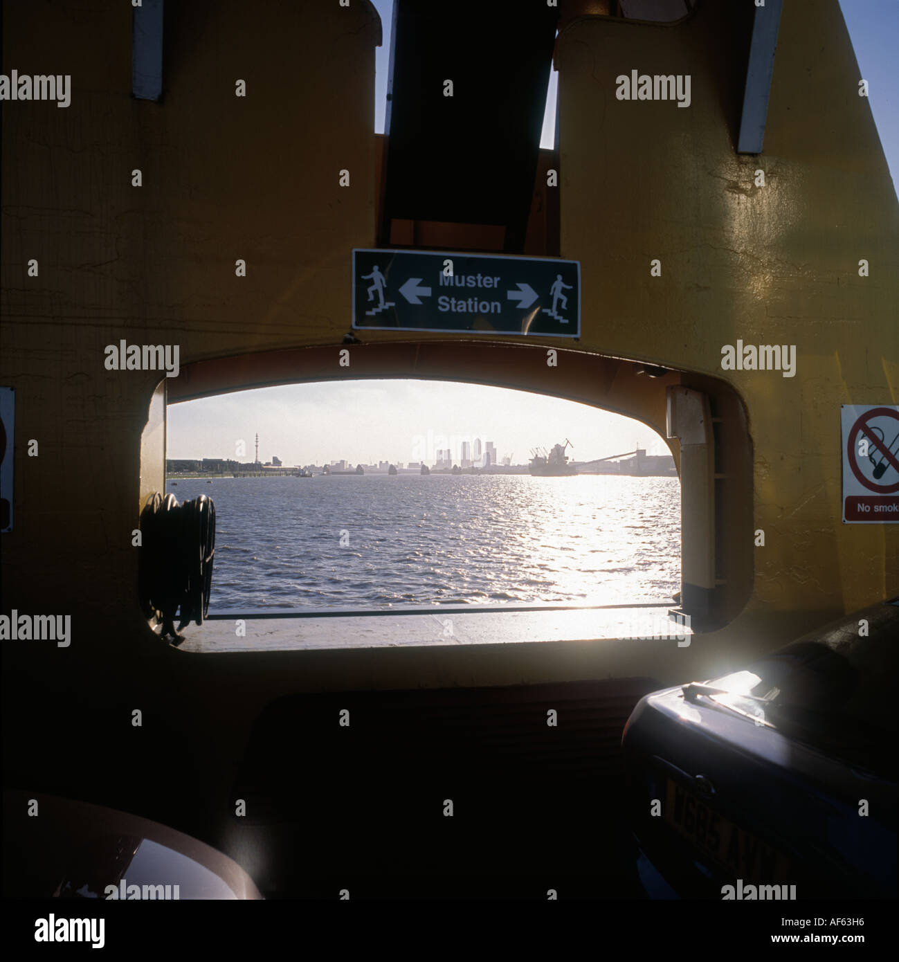Cars On The Woolwich Ferry High Resolution Stock Photography and Images