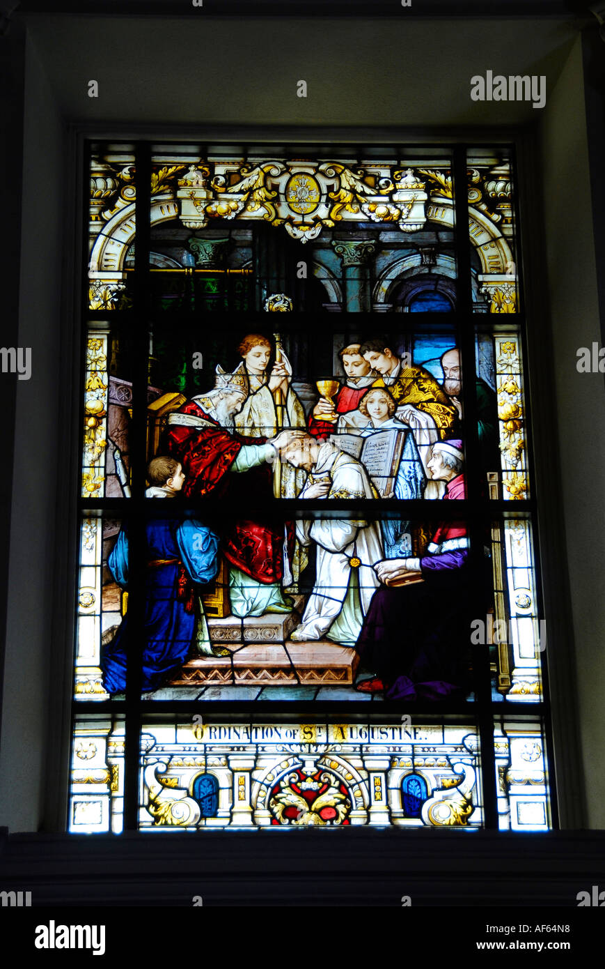 Stained Glass at the Cathedral Basilica of Saint Augustine in The Old