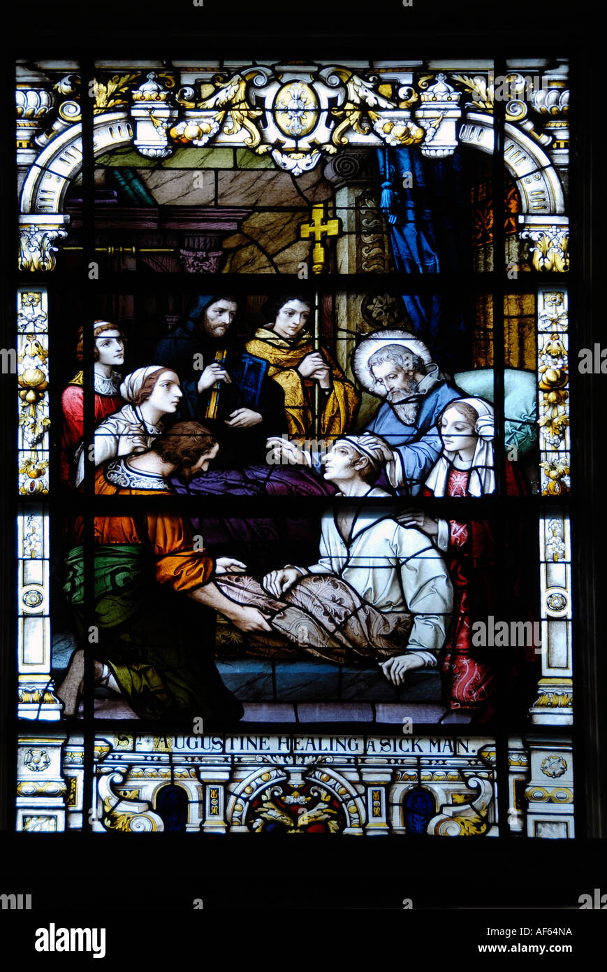 Stained Glass at the Cathedral Basilica of Saint Augustine in The Old