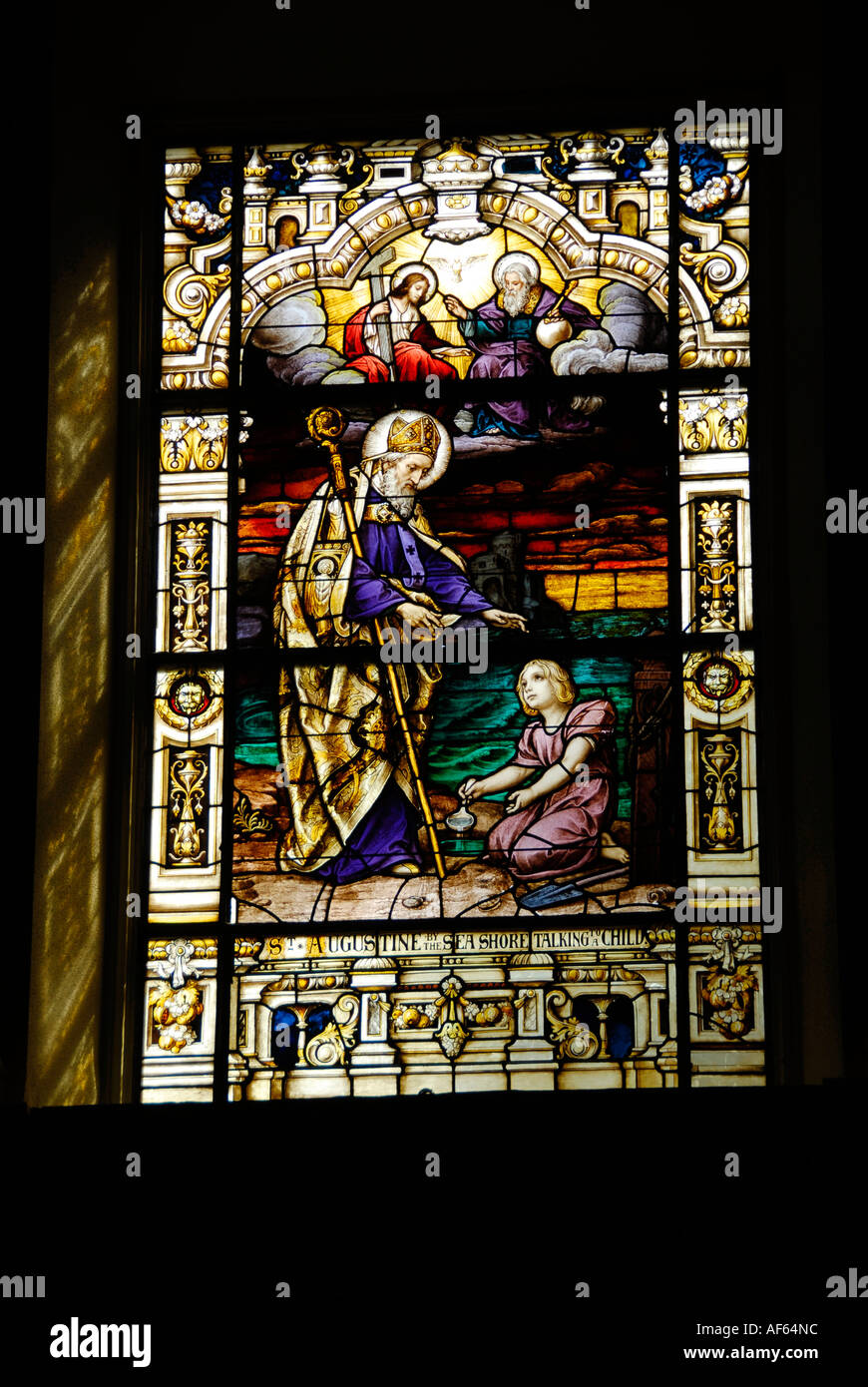 Stained Glass at the Cathedral Basilica of Saint Augustine in The Old