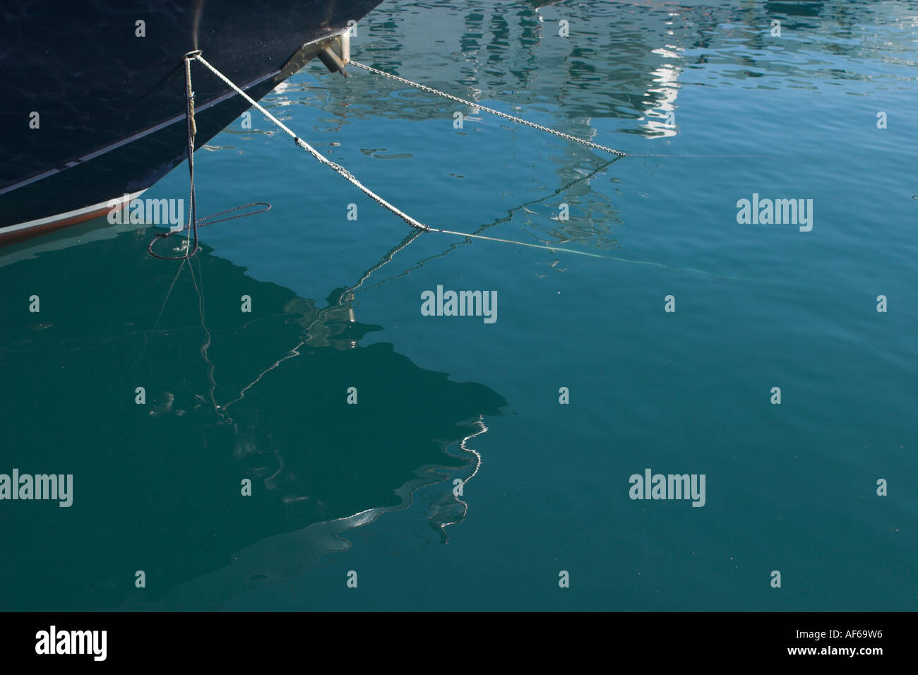 Water reflection boat hi-res stock photography and images - Alamy