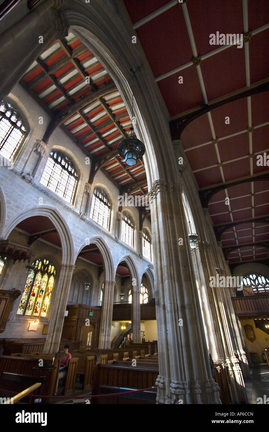 Interior of St Marys Church Oxford 2 Stock Photo Alamy