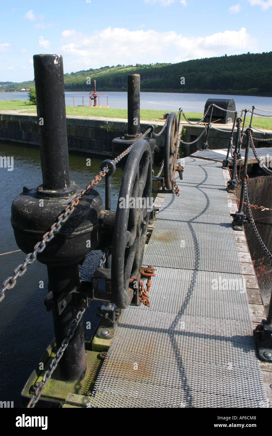 Victoria Lock, Newry Canal, County Down, Northern Ireland Stock Photo