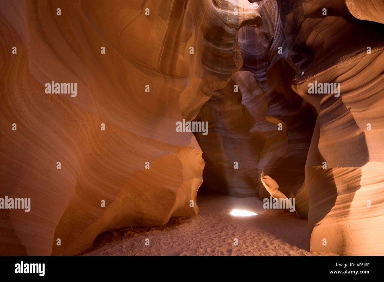 geography / travel, USA, Arizona, landscapes, Navajo reservation, Lower Antelope Canyon, at Page, Additional-Rights-Clearance-Info-Not-Available Stock Photo