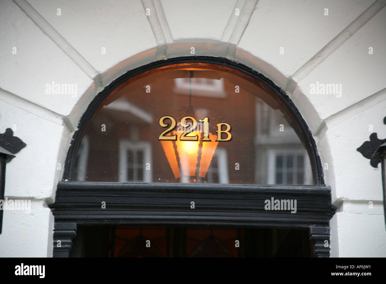 Sherlock Holmes Museum and Shop, Baker Street, London England Stock