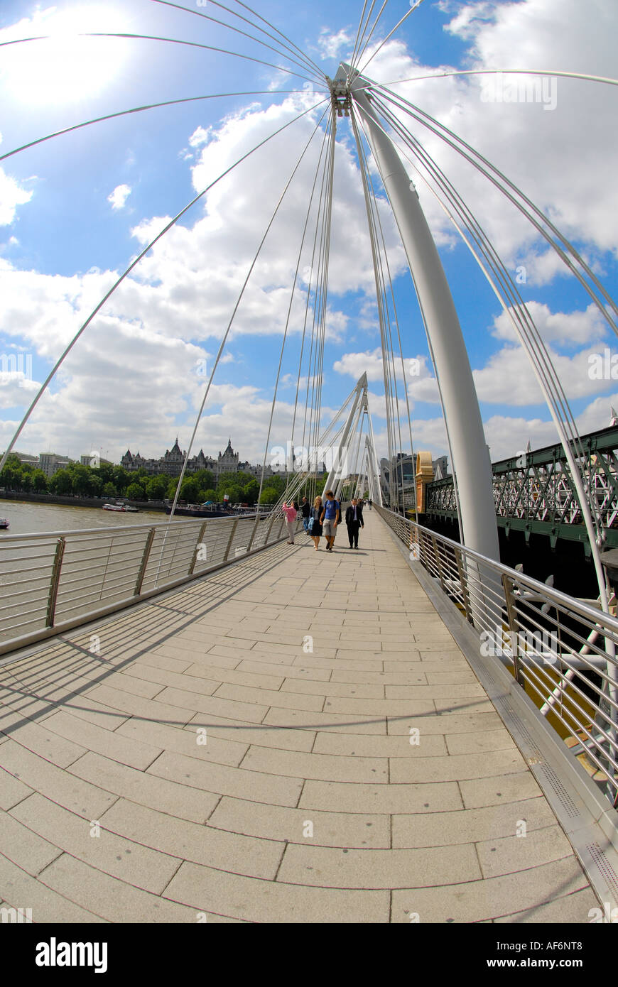 Millennium Bridge London Stock Photo
