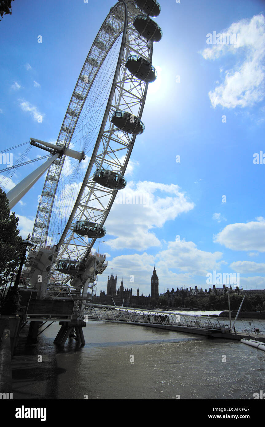 British Airways London Eye London Stock Photo