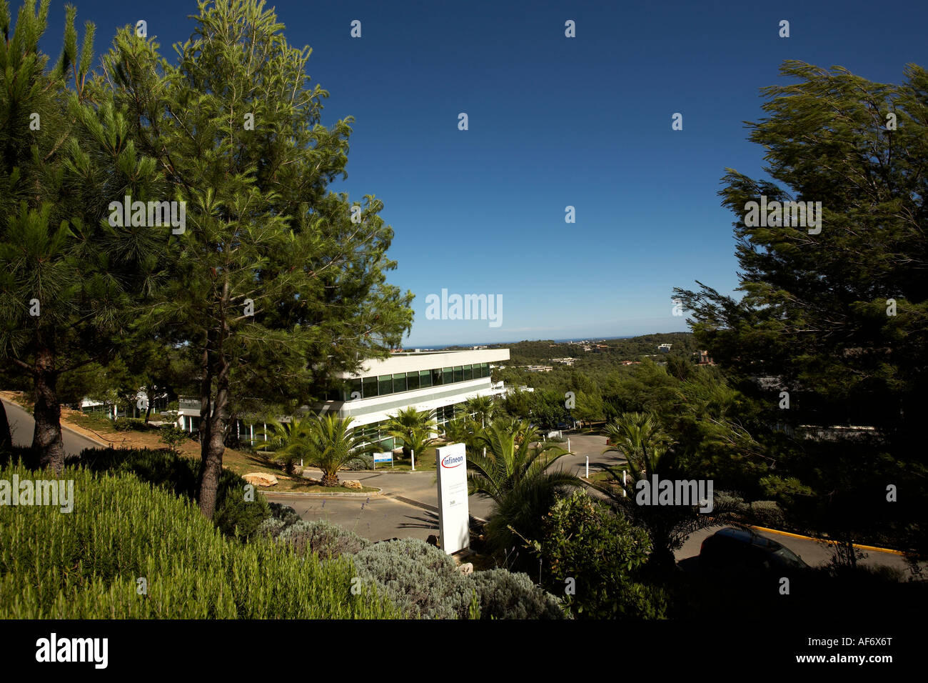 Sophia Antipolis Science and Technology park Stock Photo