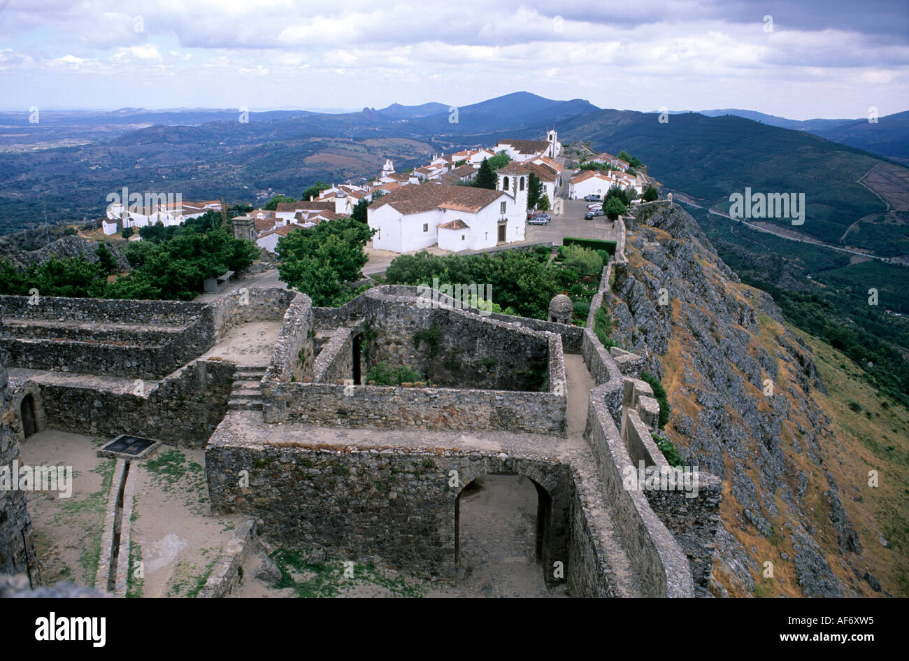 Marvao castle and village, Portugal Stock Photo - Alamy