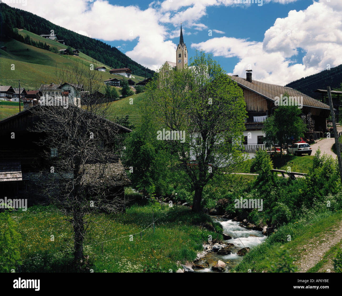 geography / travel, Austria, Tyrol, Kartitsch, village view, , Additional-Rights-Clearance-Info-Not-Available Stock Photo