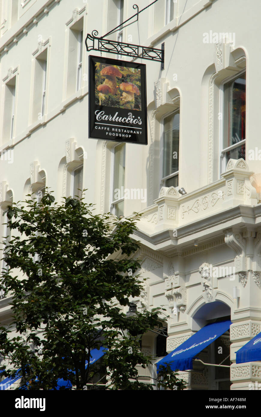 Carluccio's Restaurant in Garrick Street Covent Garden London Stock