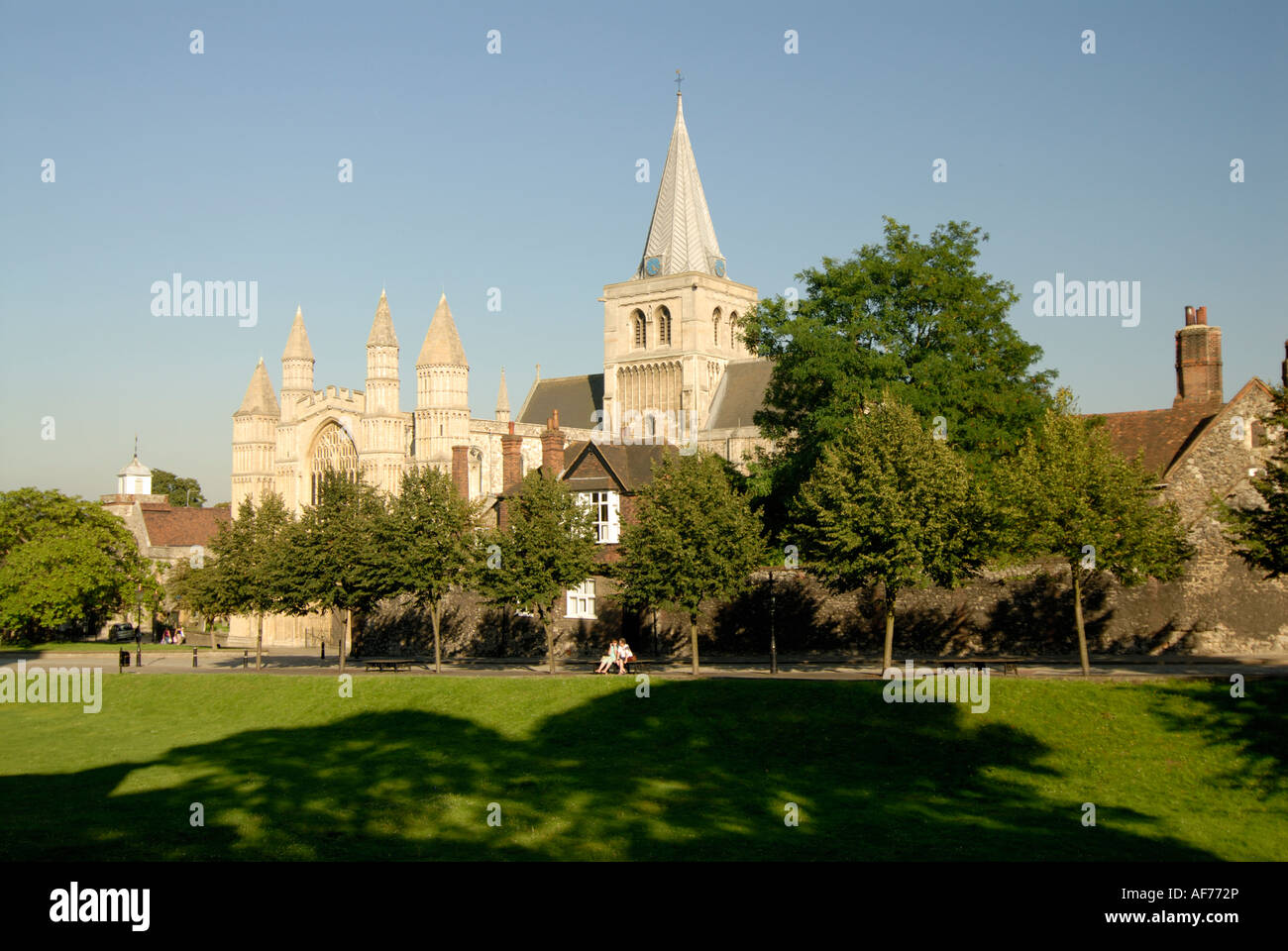 Cathedral Rochester kent UK Stock Photo - Alamy