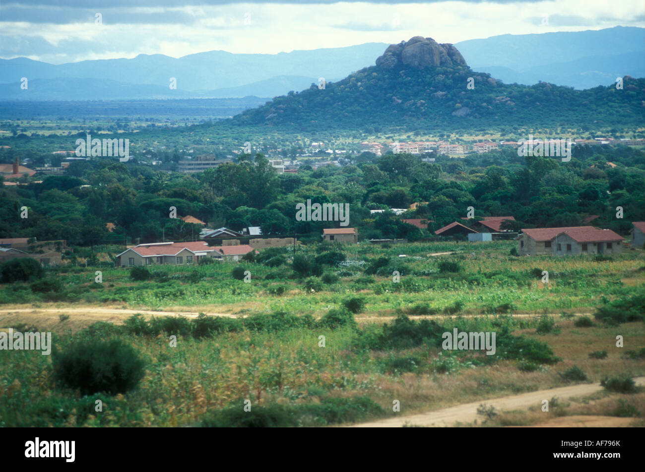 Dodoma capital of Tanzania. Stock Photo