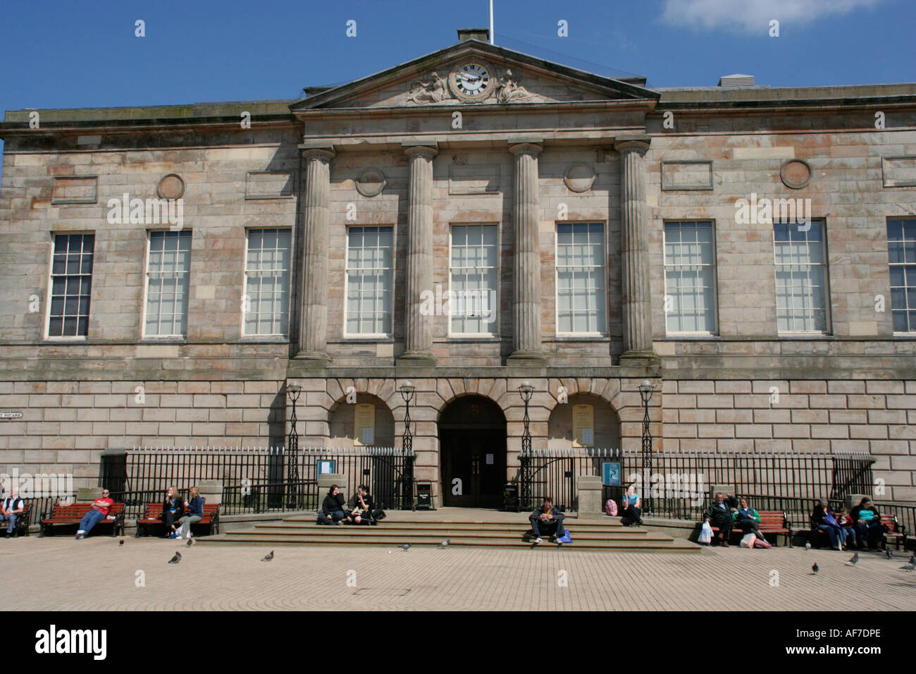 stafford town square town hall civic building england uk gb Stock Photo