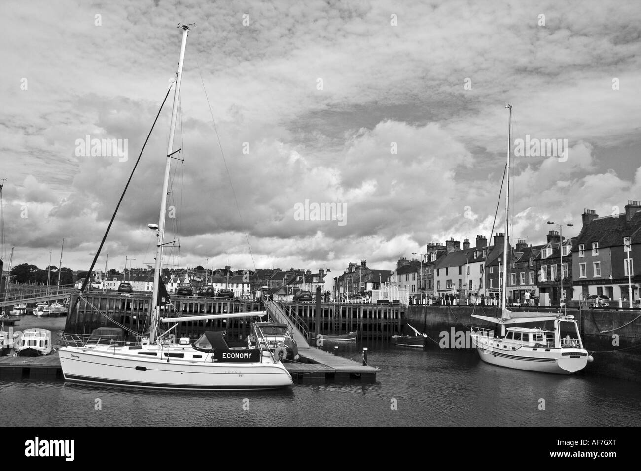 Anstruther harbour Stock Photo