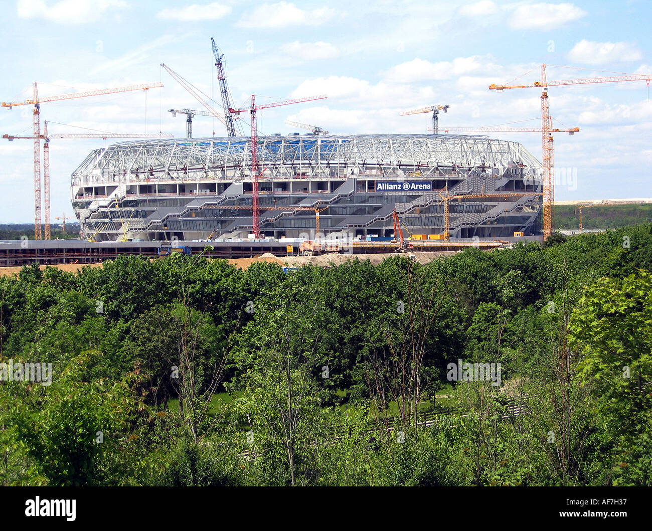geography / travel, Germany, Bavaria, Munich, Allianz Arena, construction site of the football