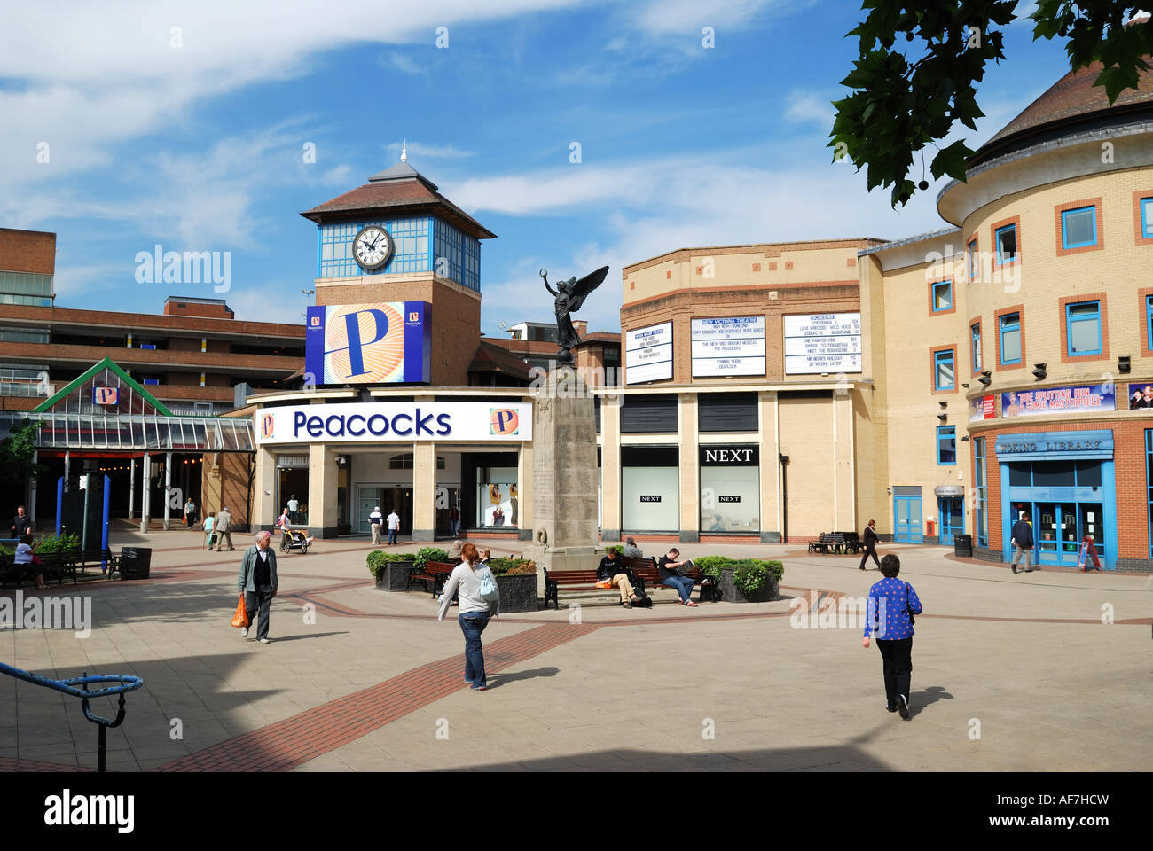 The Peacocks Shopping Centre, Town Square, Woking, Surrey, England