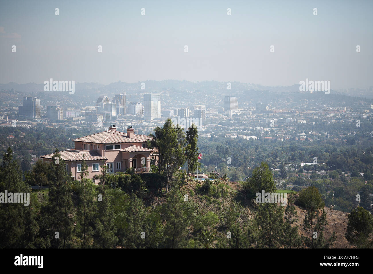 House in Burbank Hills Overlooking Downtown Glendale Burbank San