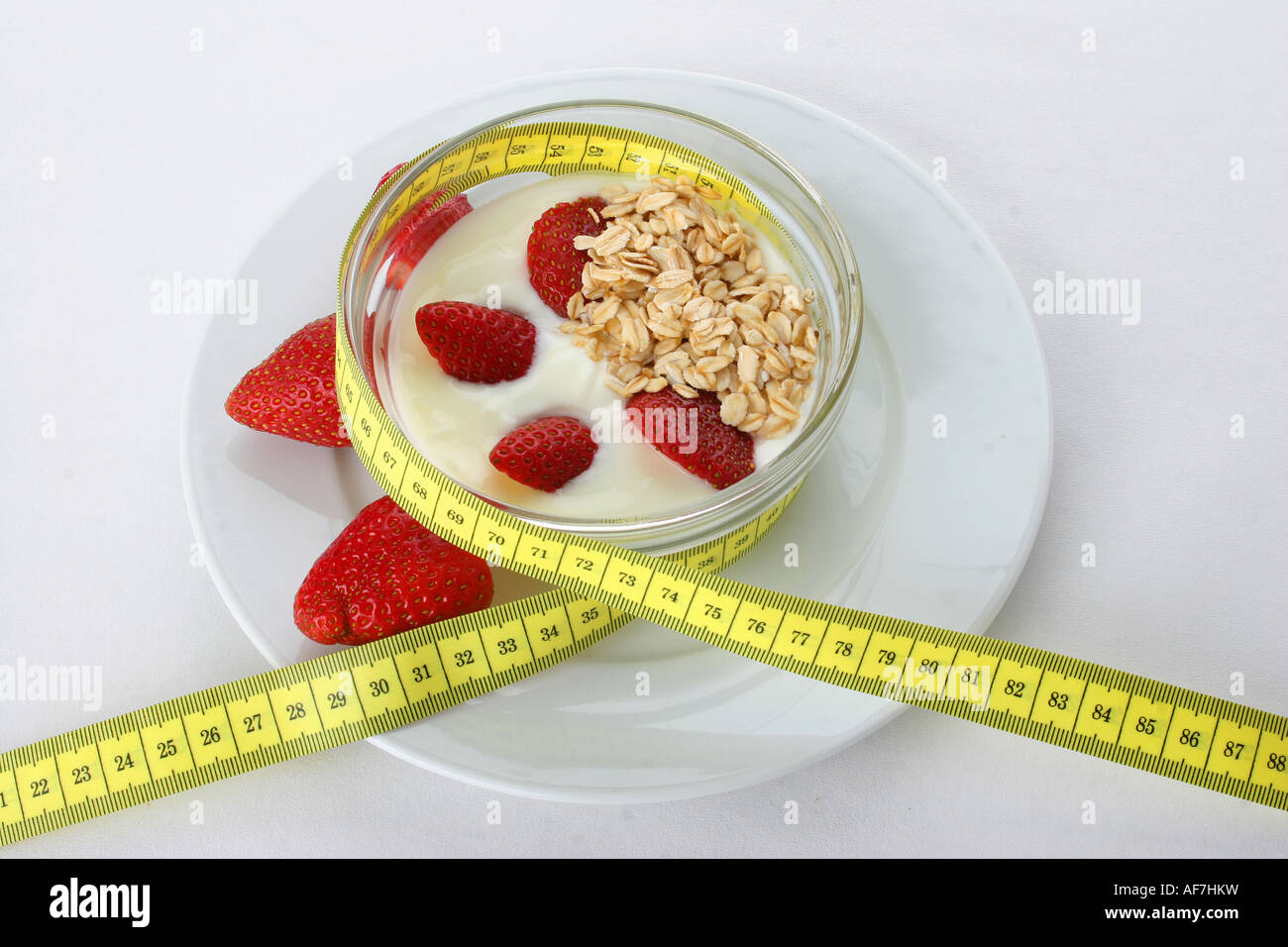 strawberry dessert Stock Photo