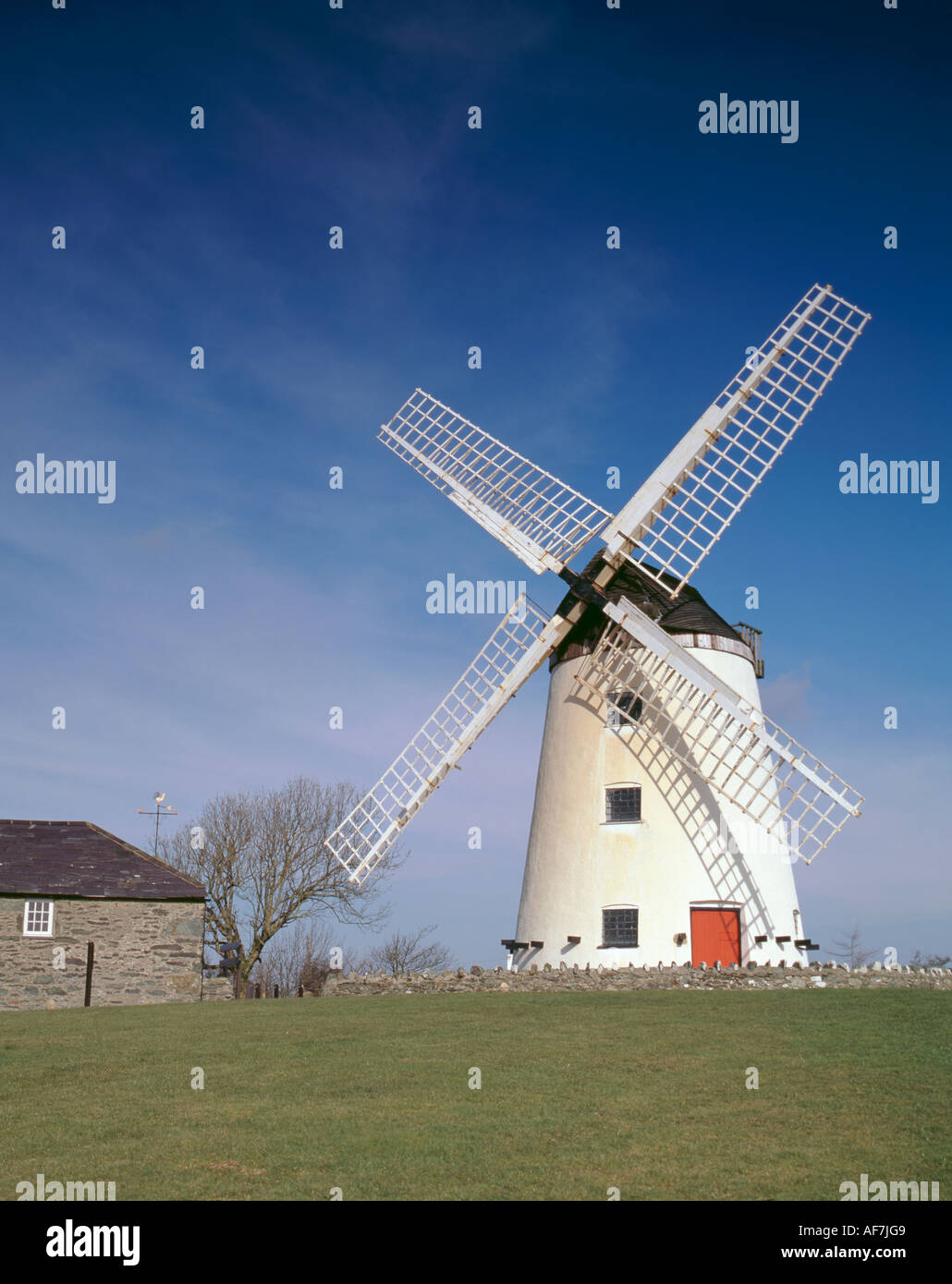 Llynnon Mill, Llanddeusant, Anglesey, North Wales, UK Stock Photo