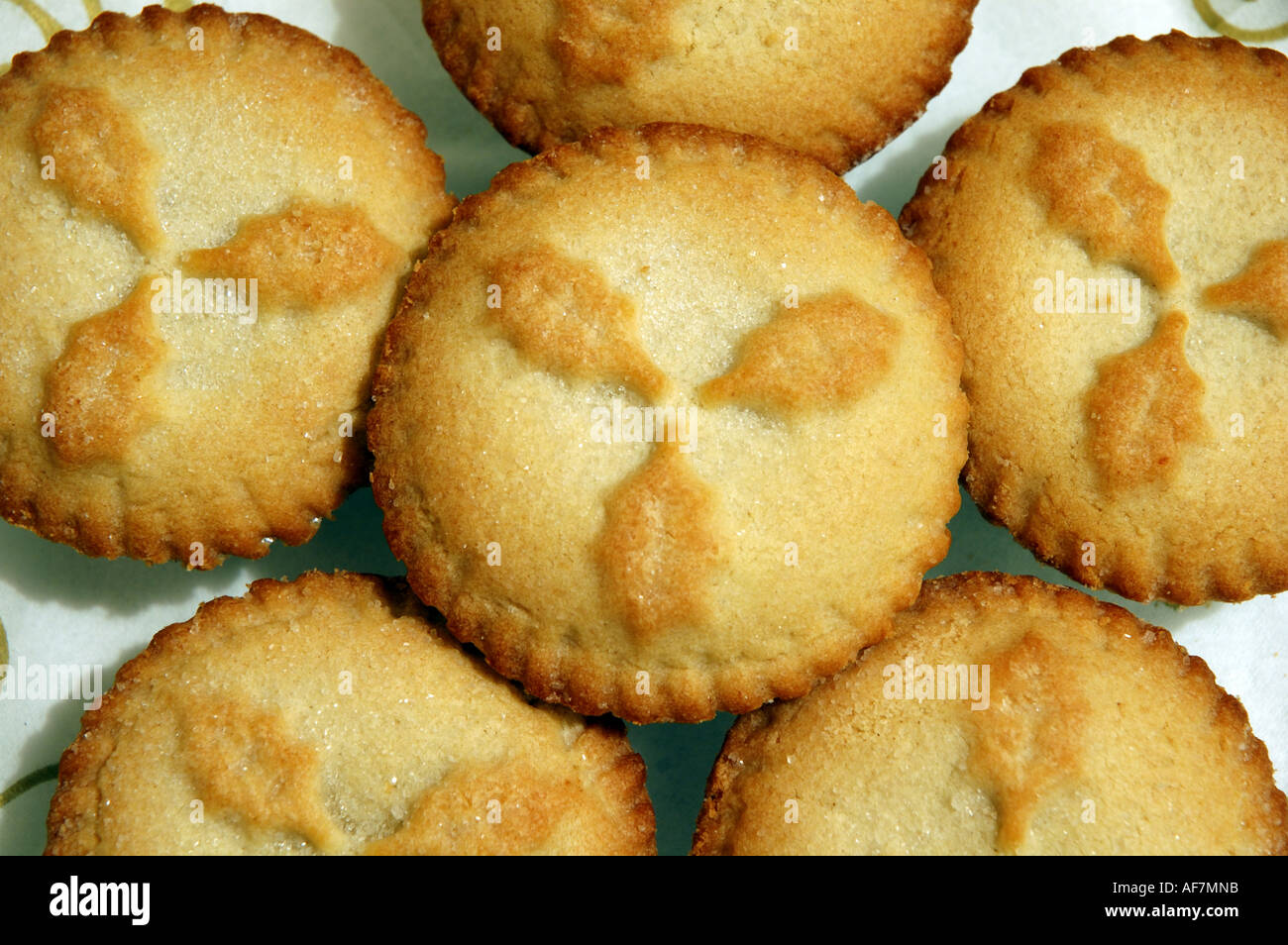 mince pies, close-up Stock Photo