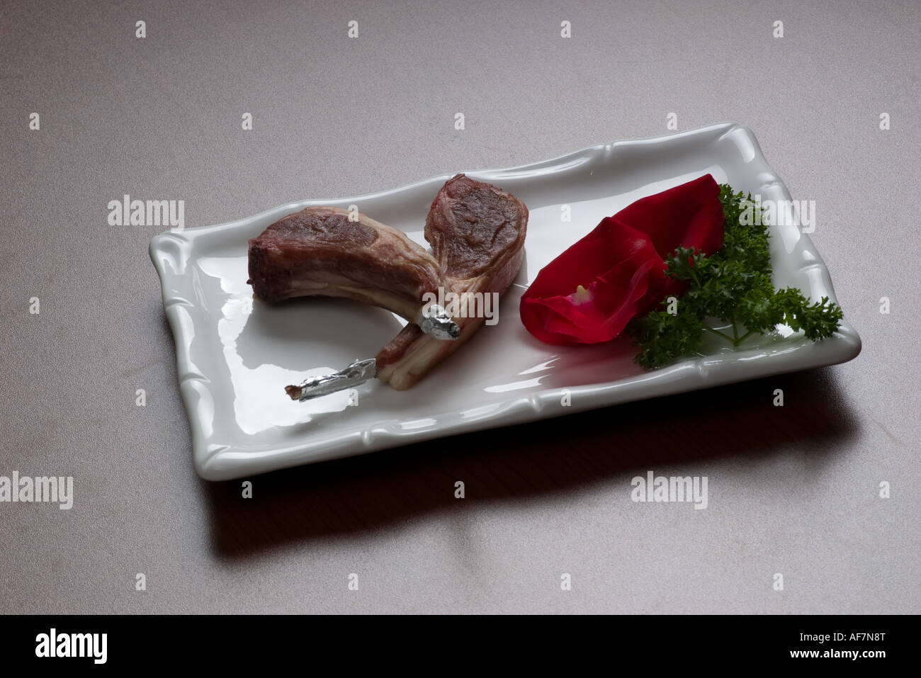 Japanese Food Grill Lamb Chop Stock Photo - Alamy