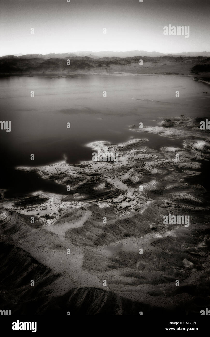 Aerial view of Lake Mead National Recreation Area. Nevada - Arizona States. USA Stock Photo