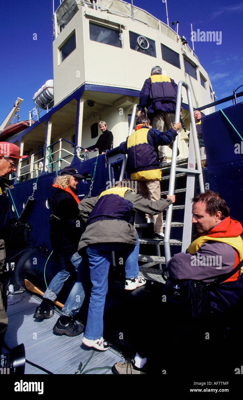 Ladder to the ship Stock Photo Alamy