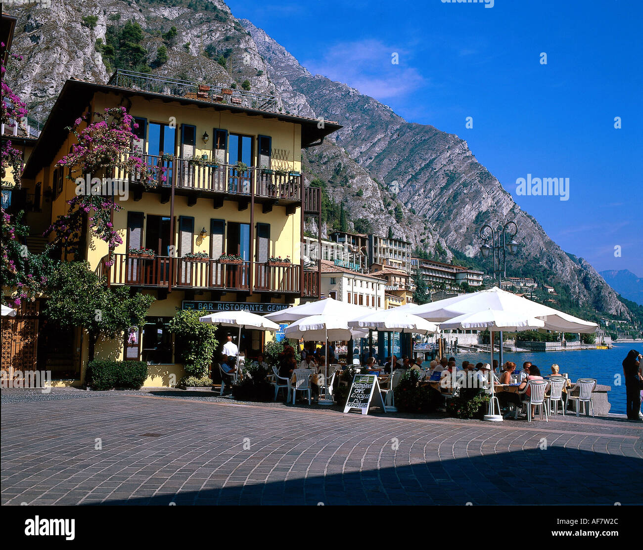 geography / travel, Italy, Lake Garda, Limone, gastronomy, restaurant