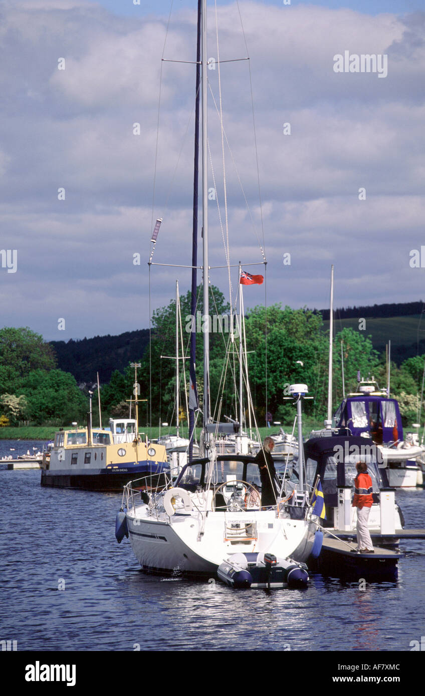 sailboat in marina