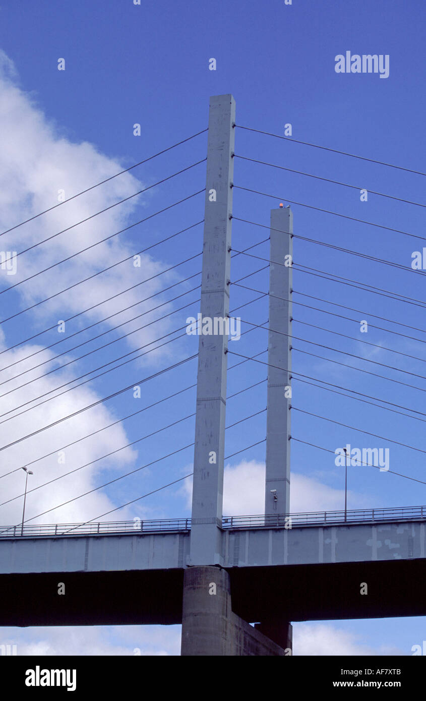 Bridge pillar. Stock Photo