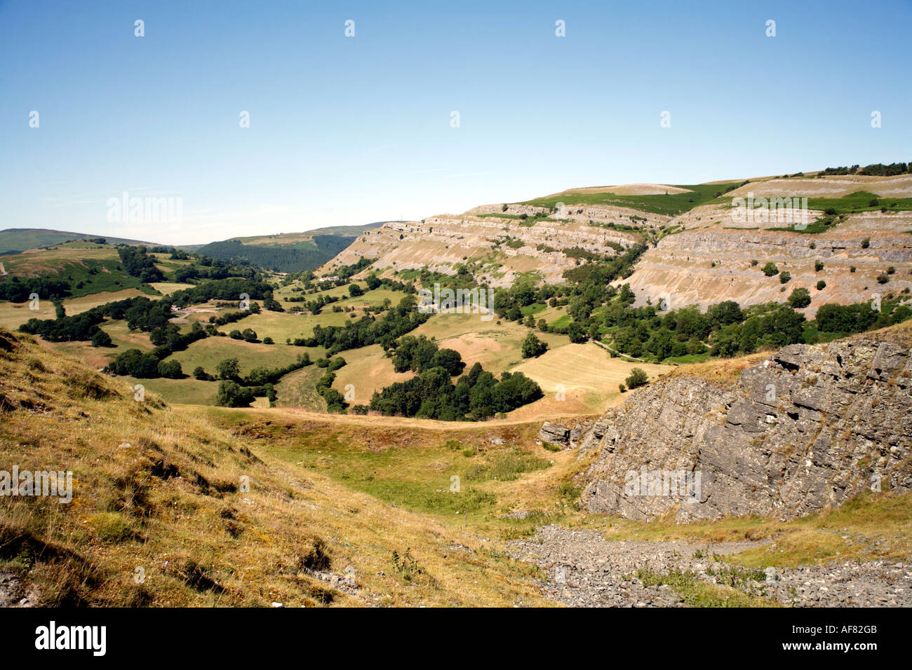 Trefor Rocks Eglwyseg rocks hi-res stock photography and images - Alamy