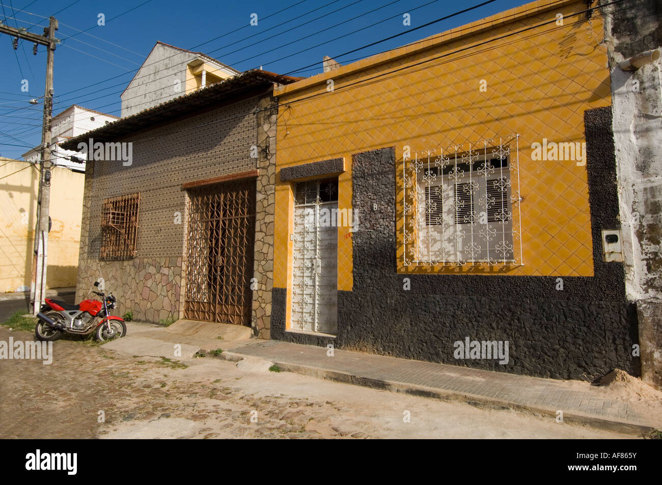 House São Luis Maranhão Brazil Stock Photo