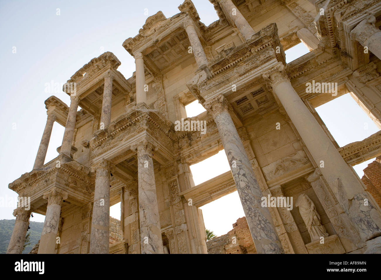 Celcus Library of Celcus, Ancient Ruins of Ephesus, Turkey Stock Photo - Alamy